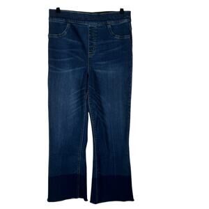 SPANX Dark Blue Flare & Wide Leg Jeans